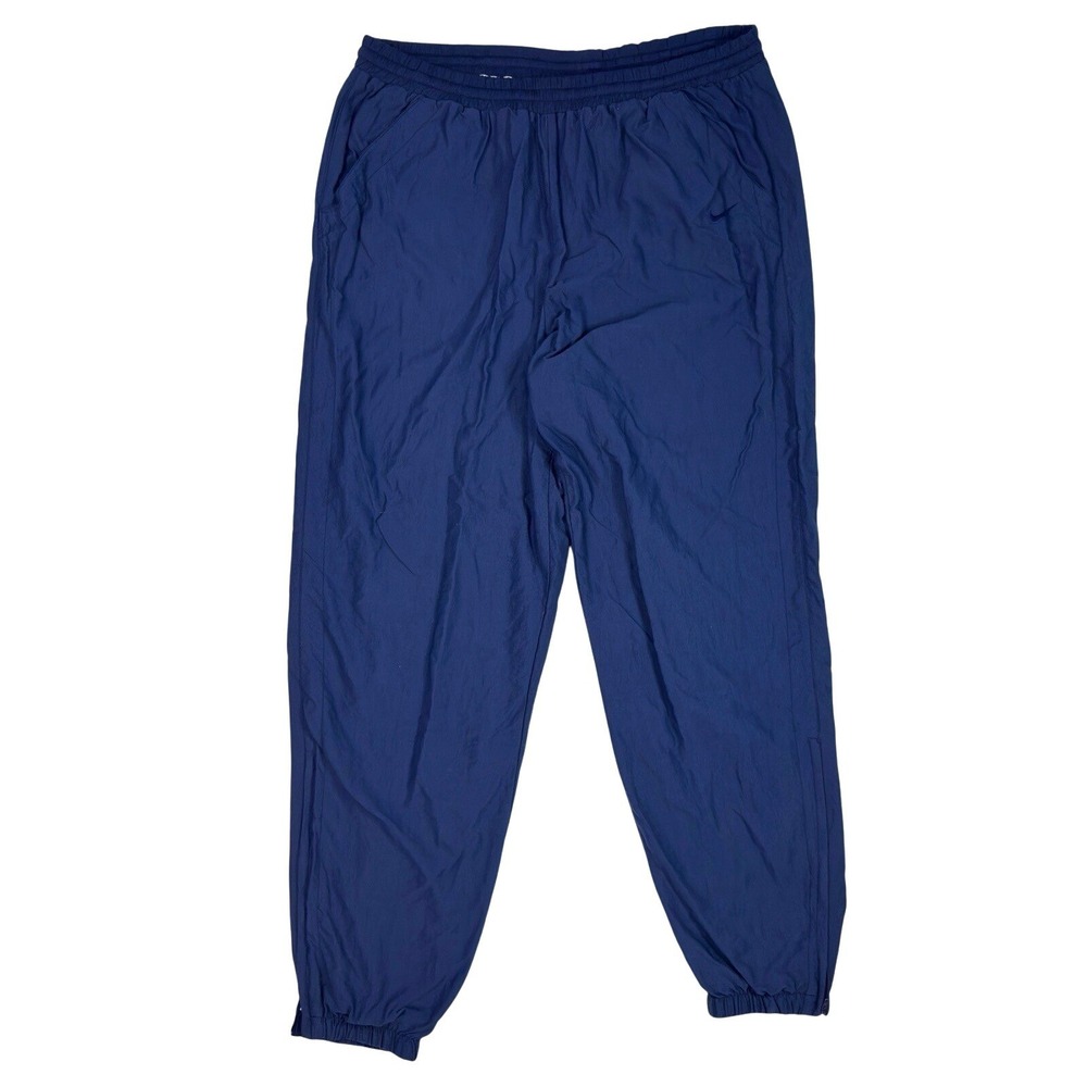 Vintage‎ Y2K Nike Baggy Sweatpants Mens Size XL Lined Ankle Zip Track Pants